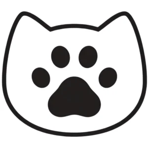 Адресник для кошек с QR пластиковый GeoPet ID Кис Кис с рисунком котиков