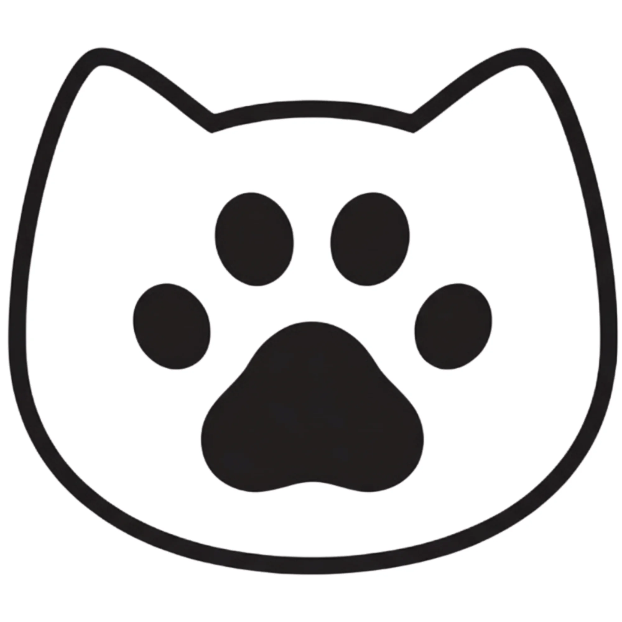 Адресник для кошек с QR пластиковый GeoPet ID Кис Кис с рисунком котиков